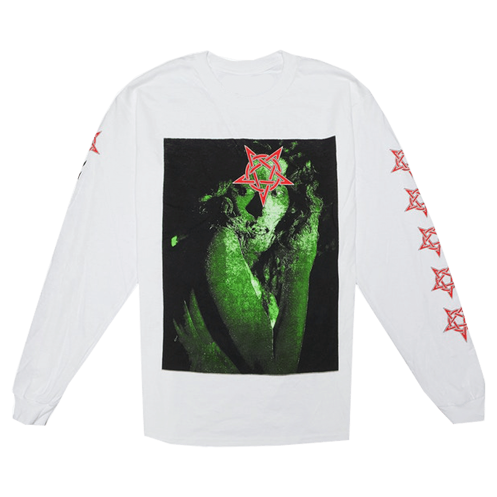 Playboi Carti Merch Playboi Carti Neon Tour Longsleeve White Official